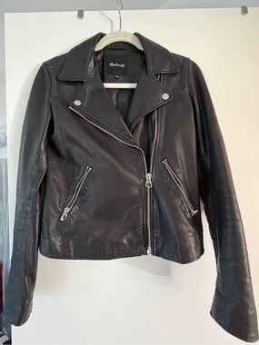 Madewell Washed Leather Motorcycle Jacket